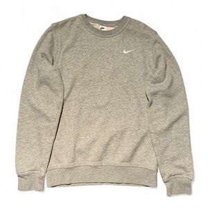 Nike Gray Sweatshirt "Solo Swoosh" - Like New - Size S
